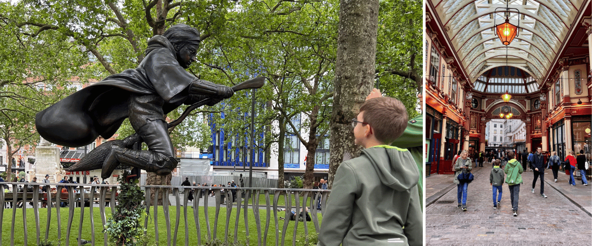 London Harry Potter Statue Markt